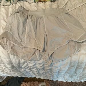 lululemon athletica Light Gray Athletic Shorts